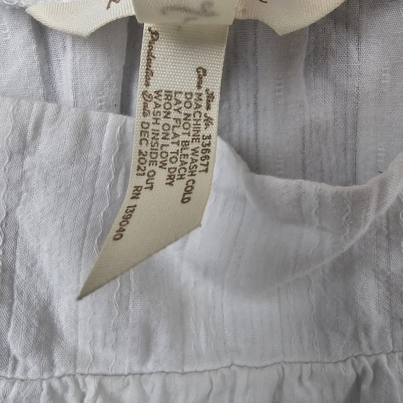 MATILDA JANE Enchanted Garden Best-Dressed Embroidered Blouse White Women Size L - Picture 14 of 16